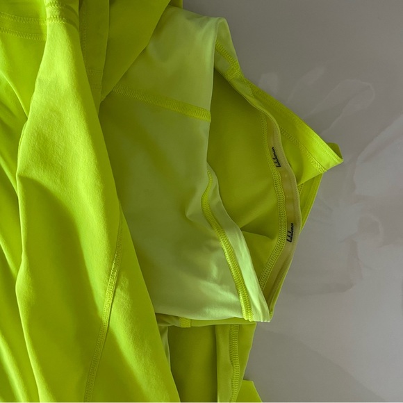 lululemon Women's Neon Yellow Skirt Pace Rival - Picture 3 of 5